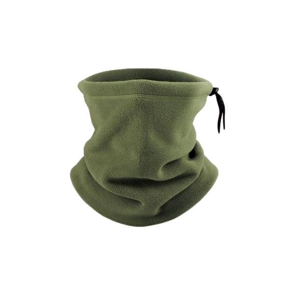 Kışlık Spor Unisex Haki Polar Boyunluk Haki Polar Bere - Image 1