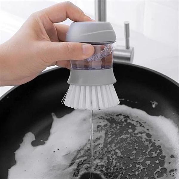 BUFFER® Deterjan Hazneli Kolay Bulaşık Yıkama Fırçası Bulaşık Sünger - Image 1