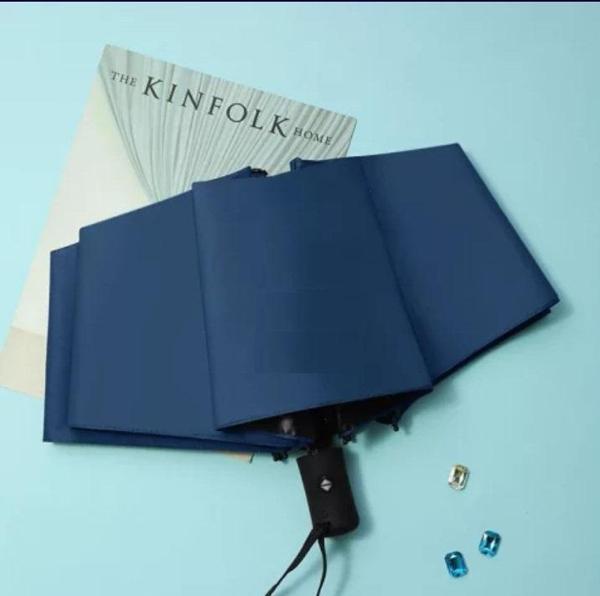 Eleven Market Şemsiye Mavi Tam Otomatik Rüzgarda Kırılmayan - Image 1