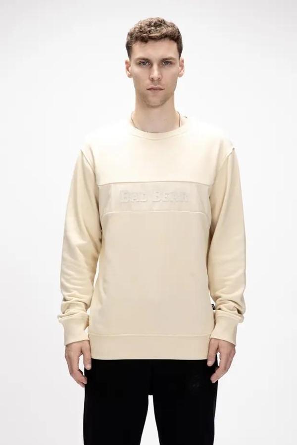 Bad Bear Sailor Bej Crewneck Erkek Sweatshirt - Image 1