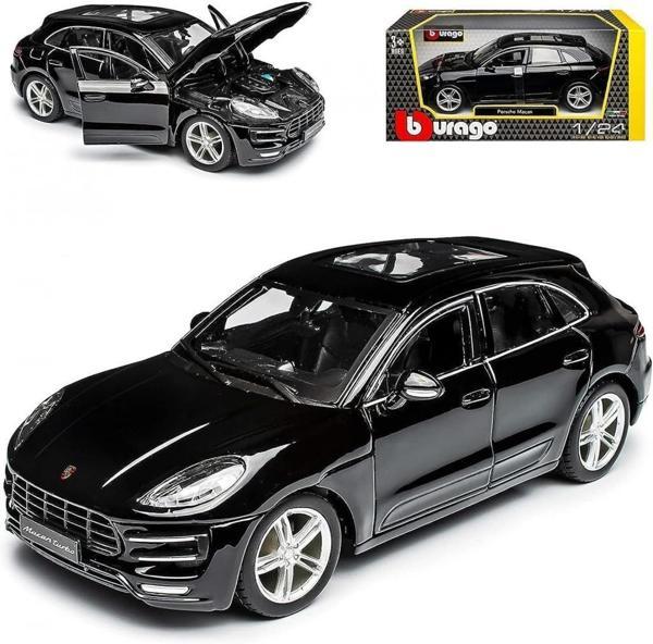 21077 1:24 Porsche Macan Model Araba -Siyah - Image 1