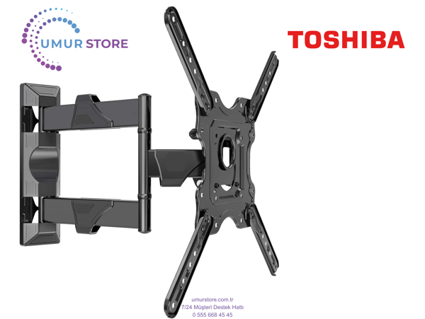 Toshiba 55QA2363DT 55" 139 Ekran Uyumlu Lcd Led TV Hareketli Duvar Askı Aparatı - Image 1