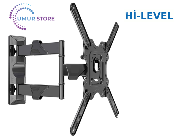 Hi-Level HL55UMN256 55" 140cm Uyumlu Lcd Led TV Hareketli Duvar Askı Aparatı - Image 1