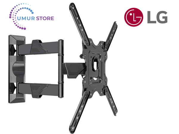 LG 55QNED80T 55 inç 139 Ekran Uyumlu Lcd Led TV Hareketli Duvar Askı Aparatı - Image 1