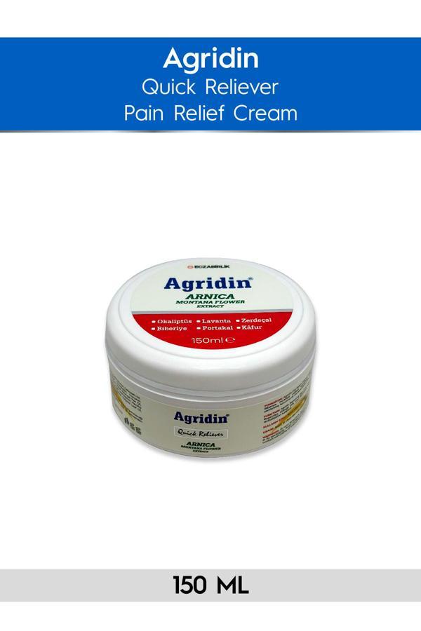 Agridin Ağrı Giderici Diz Bel Eklem Ve Kas Sağlığı Destek Kremi Arnica Montana Extract 150 Ml - Image 1