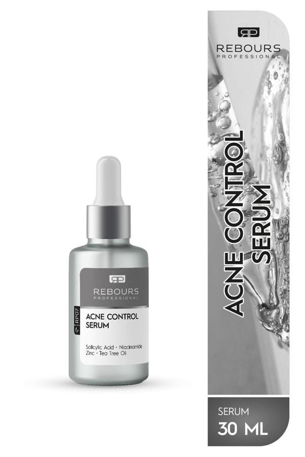 Rebours Professional Akne Kontrol Serum Salisilik Asit, Niacinamide, Çinko, Çay Ağacı Yağı 30Ml - Image 1