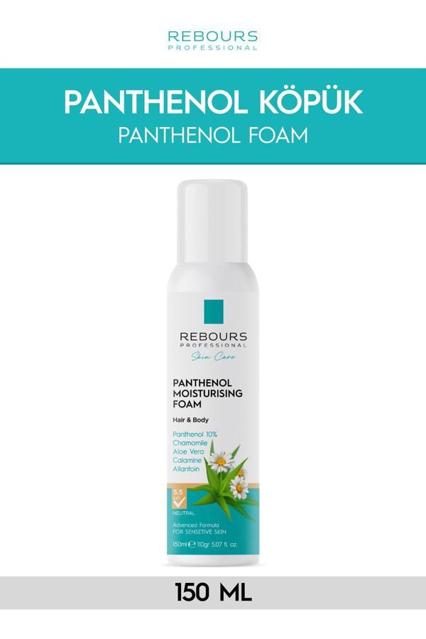 Rebours Professional Panthenol Nemlendirici Vücut & Saç Köpük 150 Ml- Aloe Vera Papatya, Calamine Ve Allantoin - Image 1