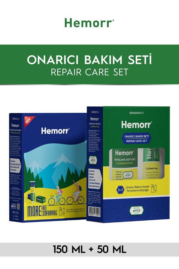 Hemorr H.Emoroid Nemlendirici Set 1 Adet Onarıcı Bakım Kremi 1X Temizleme Köpüğü - Image 1