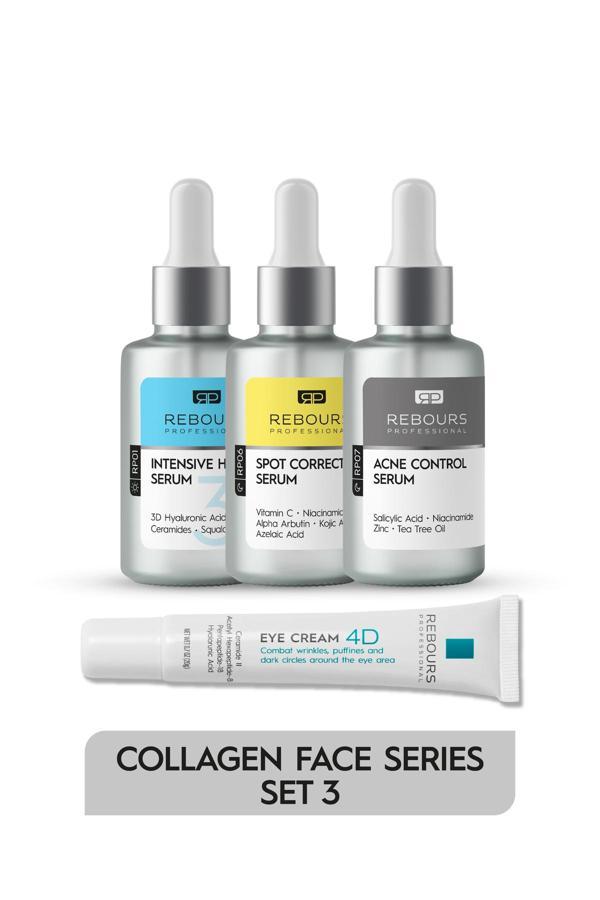 Rebours Professional Intensive 3D Hydrating+Spot Correcting+Acne Control 3 Çeşit Serum+ Göz Çevresi Bakım Kremi - Image 1