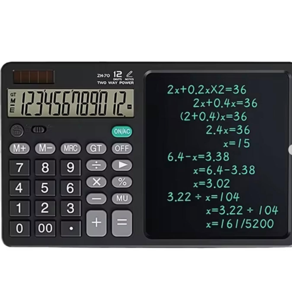 ZR900 Siyah Yazı Tahtalı Hesap Makinesi - Image 1