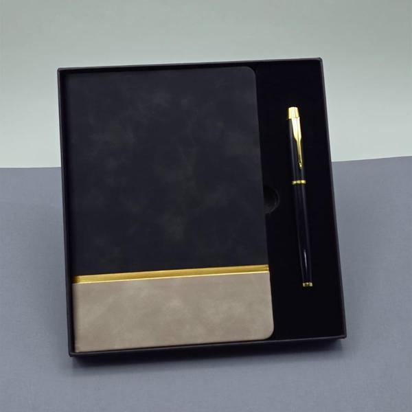 Defter Ve Kalem Kutulu Siyah Set - Image 1