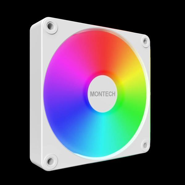 GF120 V2 ARGB Beyaz PWM Hidrolik Rulman Fanı - Image 1