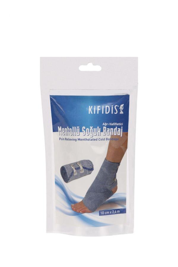 Kifidis Ağrı Hafifletici Mentollü Soğuk Bandaj 10 cm x 2,6 m - Image 1