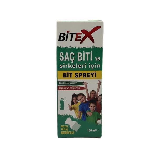 Bitex Saç Biti ve Sirkeleri İçin Bit Spreyi 100 ml - Metal Tarak Hediyeli - Image 1