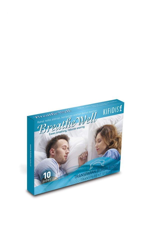 Kifidis BreatheWell Trasparan Burun Bandı Yetişkin 10 Adet - Image 1