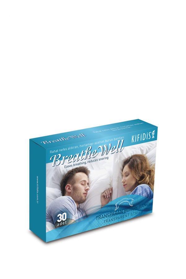 Kifidis BreatheWell Trasparan Burun Bandı Yetişkin 30 Adet - Image 1