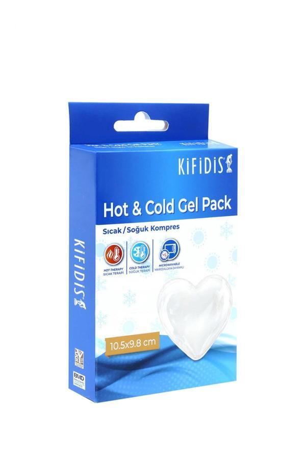 Kifidis Sıcak - Soğuk Jel Kompres Kalpli Şeffaf 10,5 x 9,8 cm  - Image 1