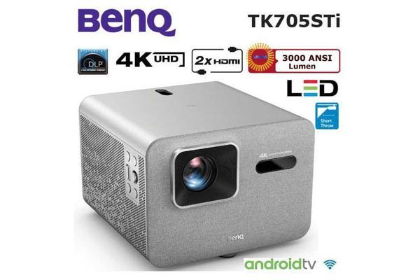 BenQ TK705STi 4K Kısa Mesafe Ev Sinema Projeksiyon Cihazı (Google TV, Netflix, Kablosuz) - Image 1