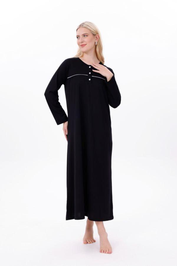 Lohusa Dünyası Kadın Kırmızı Lohusa Hamile Tek Elbise - Image 1