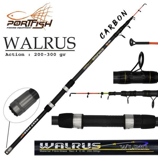 Portfish Walrus Teleskopik Tekne Kamışı 165 cm 100-200 gr - Image 1