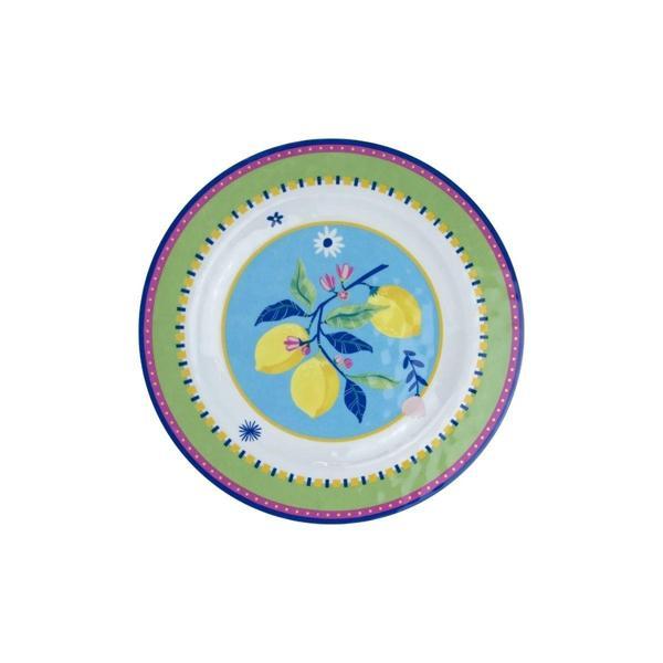 Baci Milano Mamma Mia 6lı Limon Desenli Yemek Tabağı 28cm - Image 1