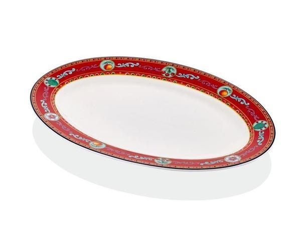 Joy Carmen  Summer Büyük Kayık Tabak 30x20 Cm - Image 1