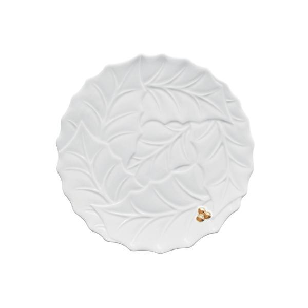 Easy Life Holly & Berries Porselen Pasta Tabağı 20,0cm - Beyaz - Image 1