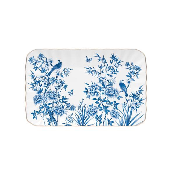 Easy Life Paradise Garden Porselen Dikdörtgen Tabak 20cm x 13cm - Image 1