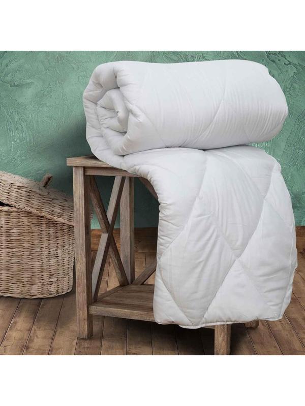 Klas Home Microsoft Tek Kişilik Düz Beyaz Yorgan 155x215 - Image 1