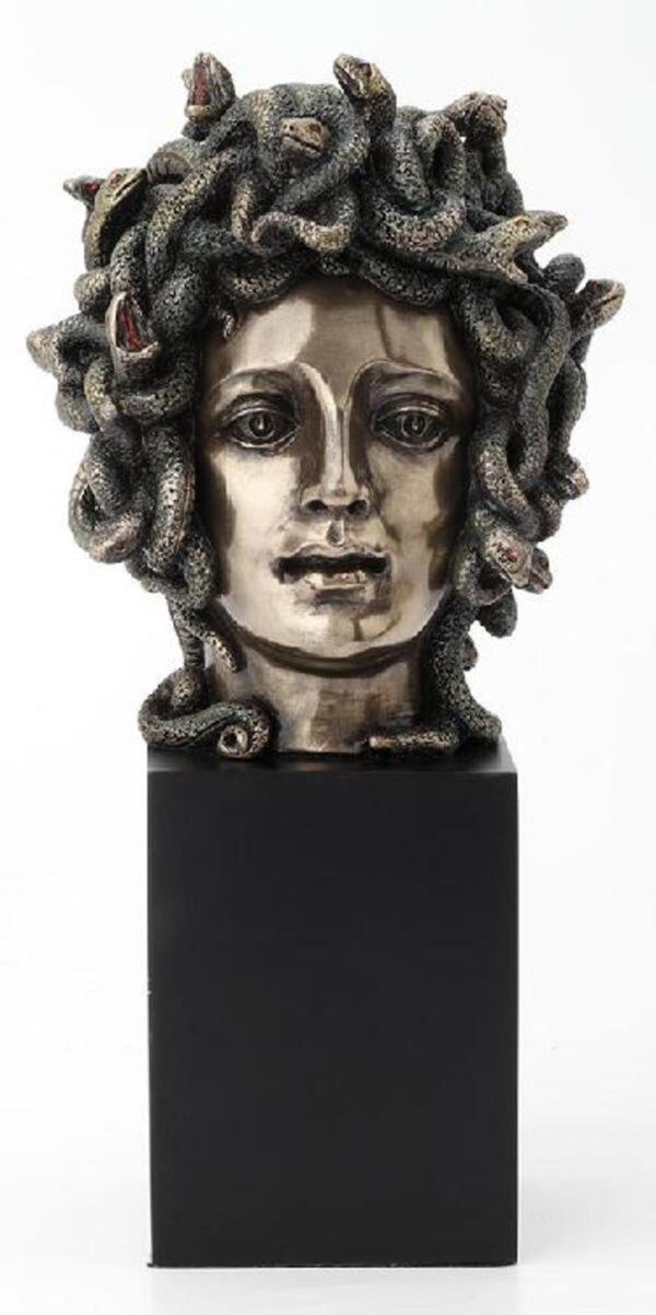 X VERONESE BİBLOLAR-Wise Mitoloji & Tarih-KAİDELİ MEDUSA-10,5x9,8x21 CM-JWU77631A4 - Image 1