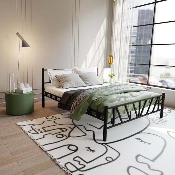 Gardenya Çift Kişilik Metal Karyola A Kalite, Ses Çıkarmaz ,Ölçülü Model Karyola - Image 1