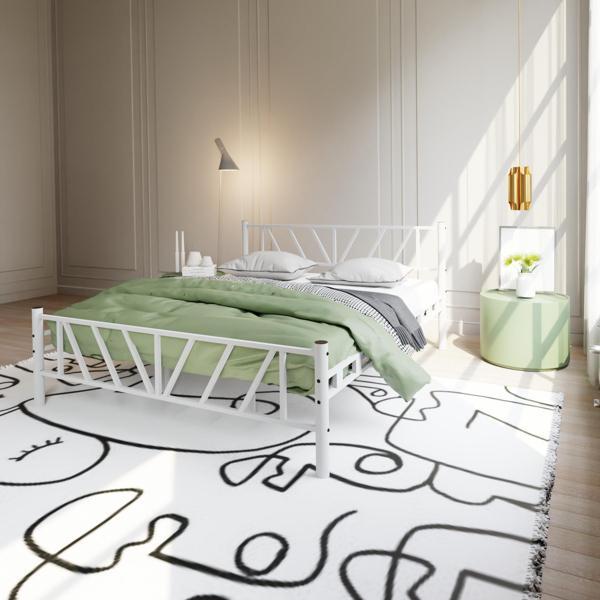 Gardenya Çift Kişilik Metal Karyola A Kalite, Ses Çıkarmaz ,Ölçülü Model Karyola - Image 1