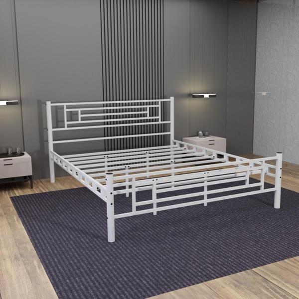 Manolya Çift Kişilik Metal Karyola A Kalite, Ses Çıkarmaz ,Ölçülü Model Karyola - Image 1