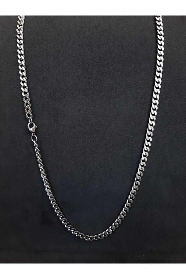 Rodos Ticaret Erkek Paslanmaz Çelik Zincir Kolye Mdl85 - Image 1