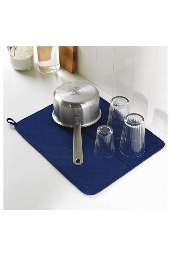 Ikea Nysköljd Bulaşık Kurutma Örtüsü Koyu Mavi - Image 1