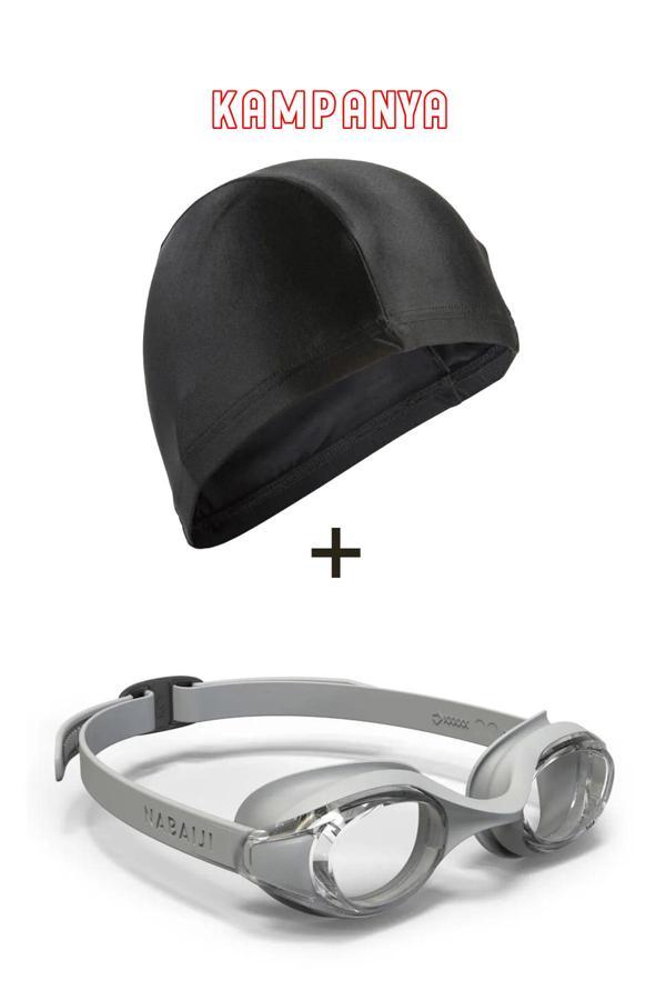 Decathlon Yüzücü Gözlüğü Yüzme Bonesi Yetişkin Ve Çocuk - Image 1