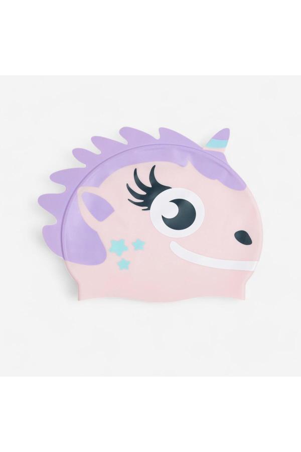 Decathlon Nabaiji Silikon Havuz Bonesi - Pembe/Mor Boynuzlu At Modeli - Standart Beden - Image 1