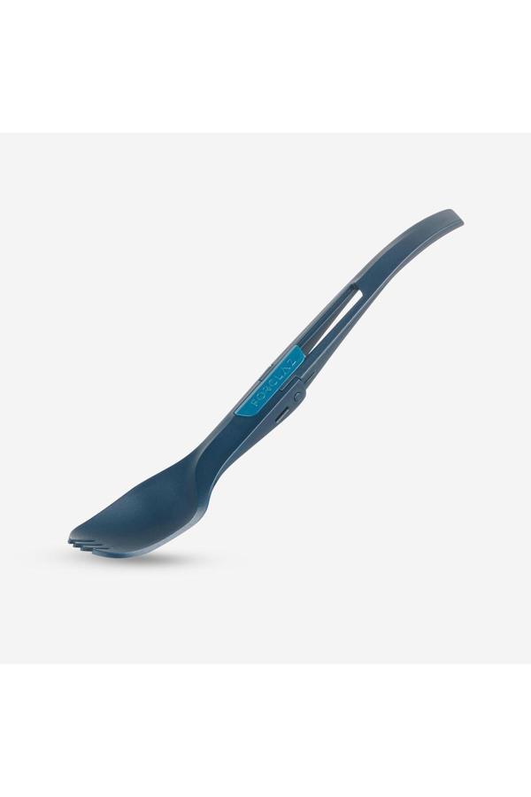 Decathlon Katlanır Plastik Çatal / Kaşık Takımı - Mavi - Mt500 - Image 1