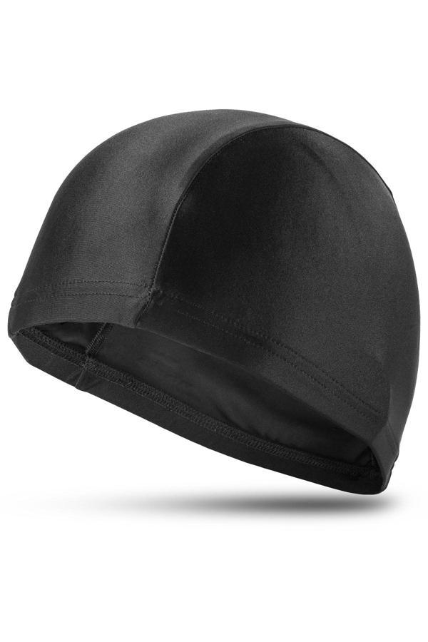 Decathlon - L Boy Kumaş Yüzücü Bonesi Siyah - Image 1