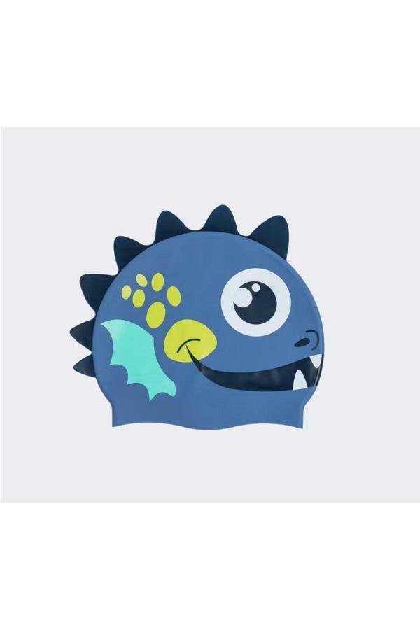 Decathlon Nabaiji Silikon Yüzücü Bonesi Mavi Pembe Ejderha - Image 1