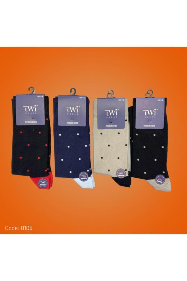 Twisocks Pamuk Soket Noktalı Desen Karışık Çorap 12'li - Image 1