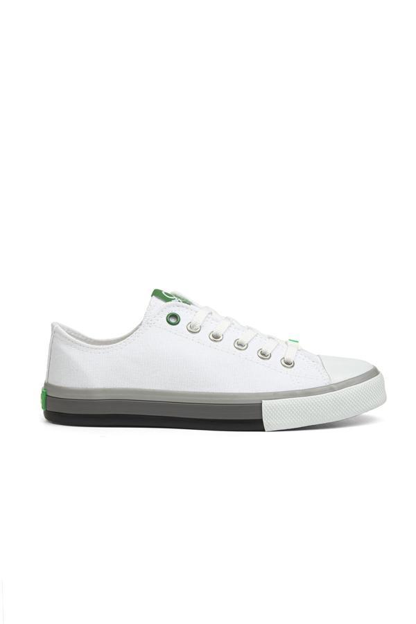 Benetton® | BN-30191 - 3374 Beyaz Gri - Erkek Spor Ayakkabı - Image 1