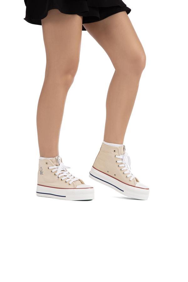 Benetton® | BN-30939 - 3114 Bej - Kadın Spor Ayakkabı - Image 1