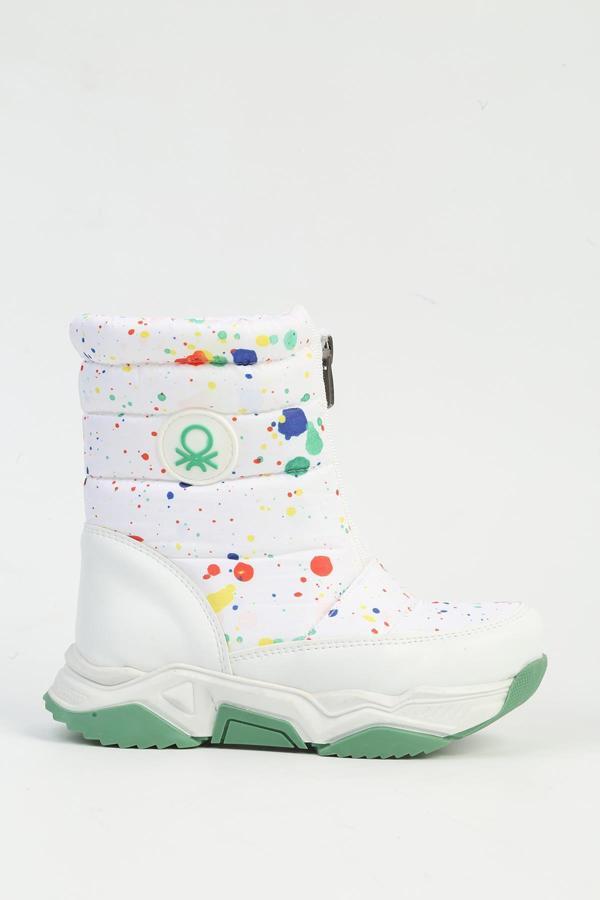 Benetton® Çocuk Bot Beyaz Yesil BN-50125  - Image 1