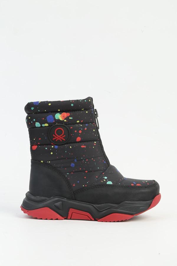 Benetton® Çocuk Bot Siyah Kırmızı BN-50125  - Image 1
