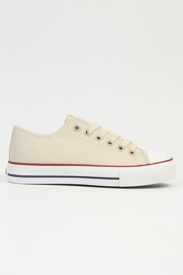 Benetton® İTHAL Bej Kadın Spor Ayakkabı BNI-10030 - Image 1