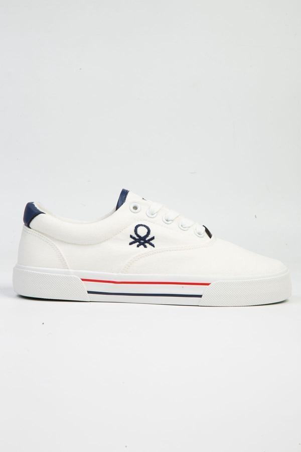 Benetton® | BNI-10091  Beyaz-İthal Kadın Spor Ayakkabı - Image 1