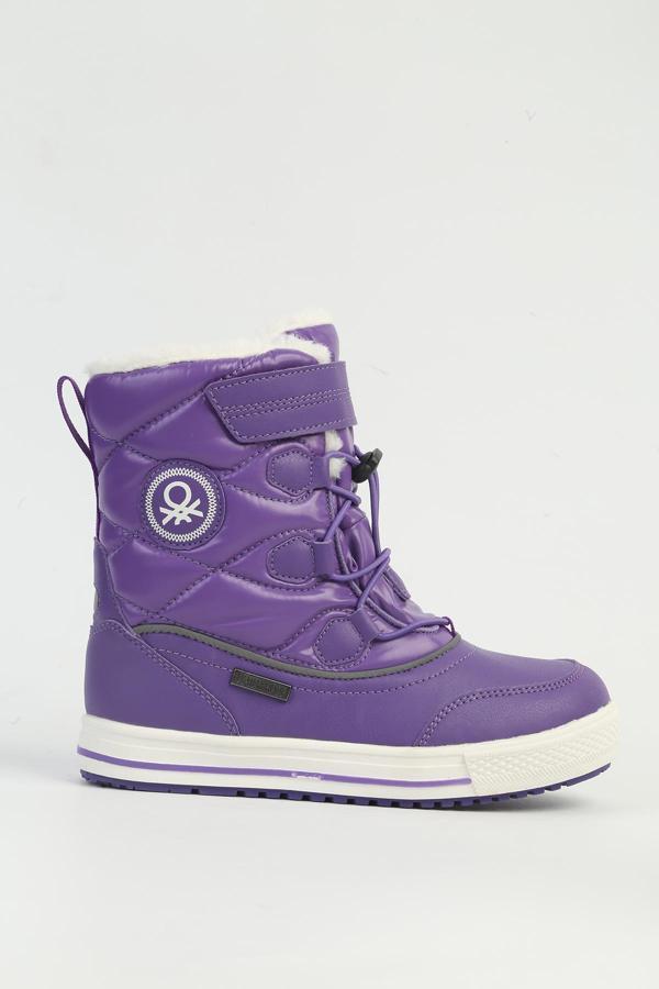 Benetton® Mor Su Geçirmez Waterproof Çocuk Bot İTHAL BNI-11020 - Image 1