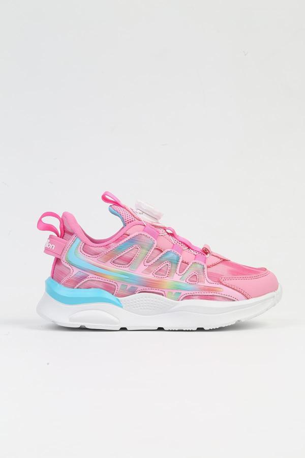 Benetton® İTHAL Pembe Çocuk Bağcık Mekanizmalı Spor Ayakkabı  BNI-10254 - Image 1