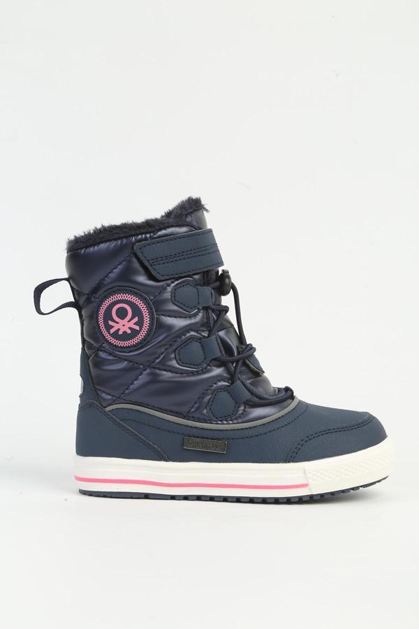 Benetton® Lacivert Su Geçirmez Waterproof Çocuk Bot İTHAL BNI-11020 - Image 1